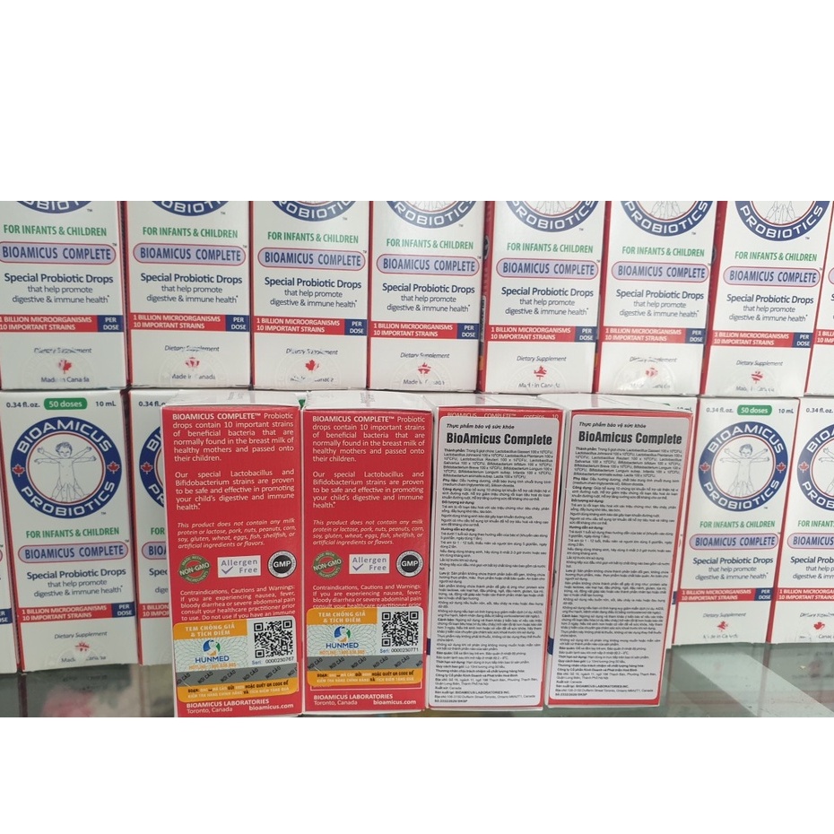 Men Vi Sinh 10 Chủng BioAmicus Complete 10ml-Hàng Chính Hãng