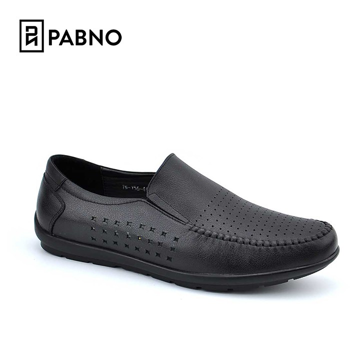 Giày mọi nam đẹp Pabno Giày lười cao cấp chất da thật cao cấp PN156