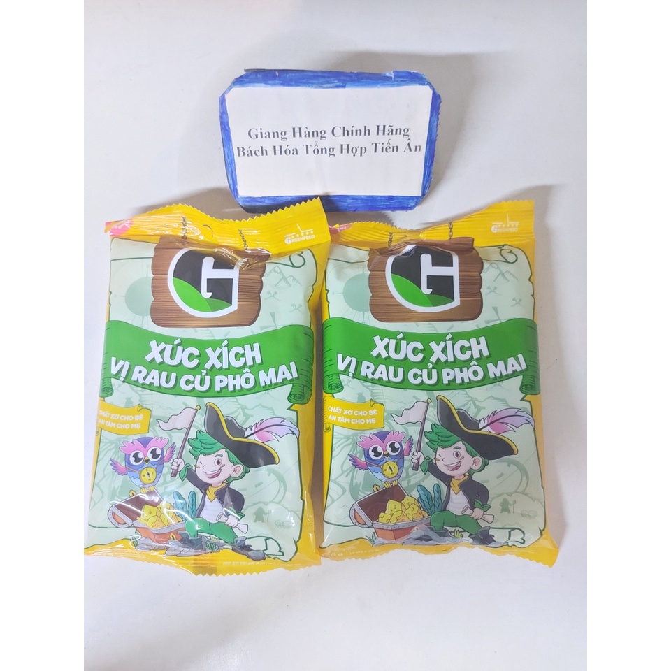 Combo 2 Bịch Xúc Xích Vị Rau Củ Phô Mai WYN 2 x 150 g (5cây/gói)