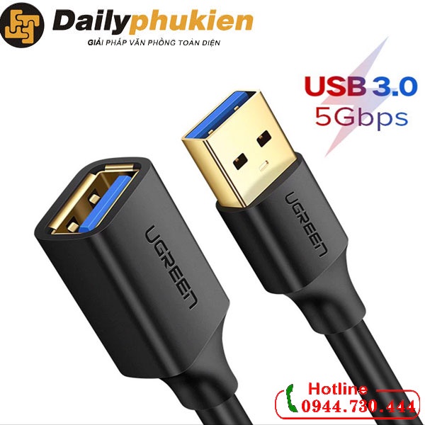 Cáp USB 3.0 nối dài 1m UGREEN 10368 dailyphukien