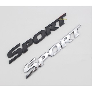 Tem chữ SPORT trang trí xe