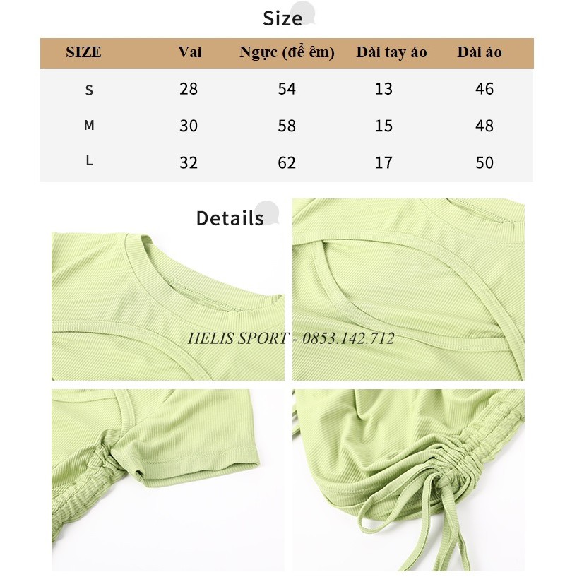 Áo Tập Gym Yoga Nữ ❤️FREESHIP❤️RẺ❤️ĐẸP Co Giãn Thoải Mái Mịn Mát Bền Thể Thao 𝐆𝐘𝐌𝐒𝐓𝐎𝐑𝐄 2321