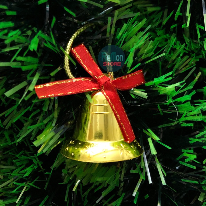 Dây 2m dày có Nơ Chuông Quả Thông noel Dây kim tuyến đuôi chồn trang trí Giáng Sinh loại dày đẹp