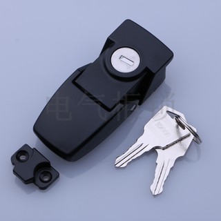 Khóa cánh tủ điện Haitan DKS-1 mạ đen
