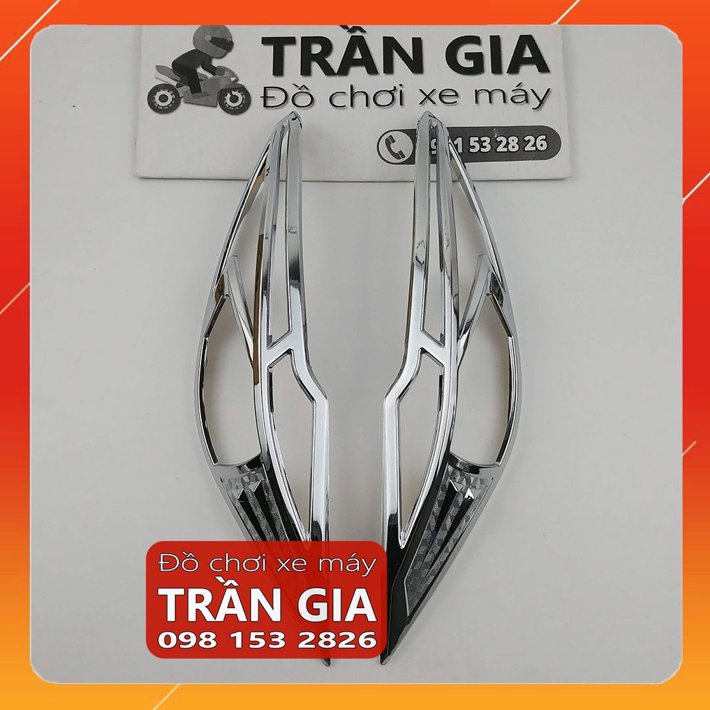 Ốp viền đèn xi nhan TRƯỚC xe Vision năm 2021-2022-2023 xinhan vision bản mới nhất - phụ kiện trang trí Honda