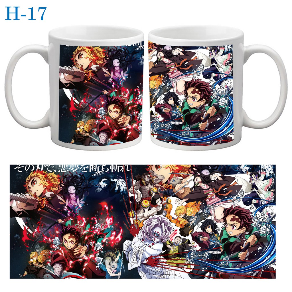 Ly sứ/ Cốc sứ anime Kimetsu No Yaiba /Thanh Gươm Diệt Quỷ/ Trụ Cột/ Diệt Quỷ Cứu Nhân