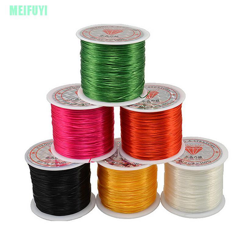 Cuộn dây thun co giãn 50m 0.5mm dùng làm trang sức tiện dụng