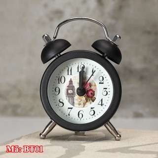 Đồng hồ báo thức mini 2 quả chuông