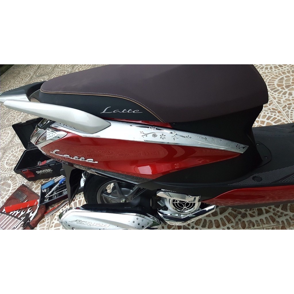 Ốp Trang Trí Xe Latte Mạ Crome, Phụ Kiện Trang Trí Latte, Đồ Chơi Xe Latte