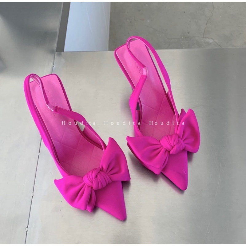 Giày cao gót bít mũi nữ 5 phân mũi nhọn gót nhọn dáng sandal thời trang công sở đẹp - HOUDITA - SGMN005