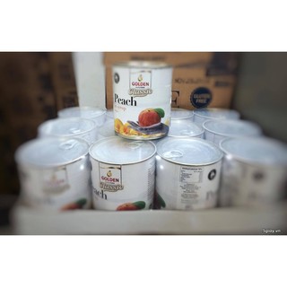 Đào Ngâm Đào Lon Golden / 820gr