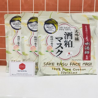 Mặt Nạ Rượu Sake Kasu Face Mask 33 miếng