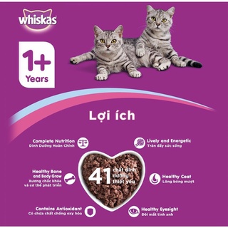 [GÓI 80G] Pate Whiskas cho mèo lớn