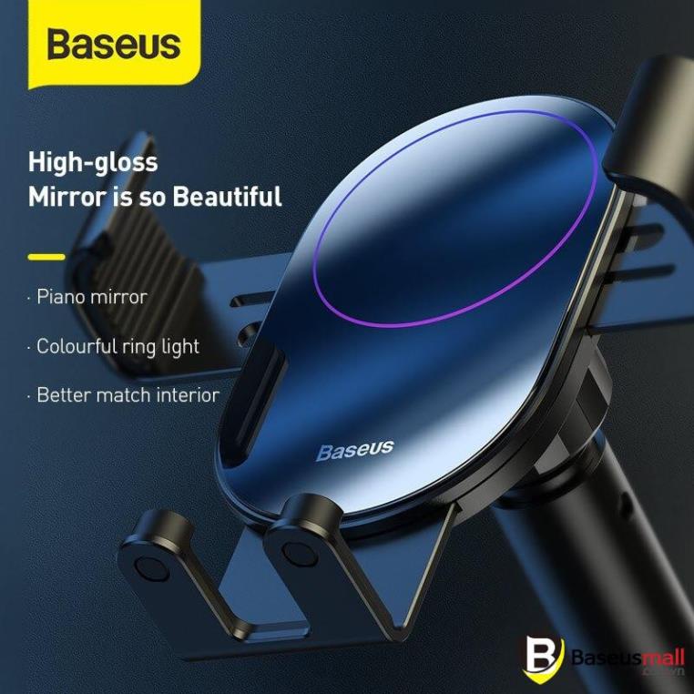 Baseus -BaseusMall VN Bộ giá treo điện thoại dùng gắn kính hoặc táp lô trên xe hơi Baseus Simplism Gravity