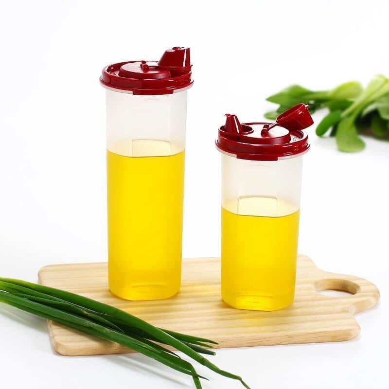 Bình đựng dầu, nước mắm, nước tương, mật ong Tupperware 650ml - Hàng chính hãng - Bảo hành trọn đời - Nhựa nguyên sinh