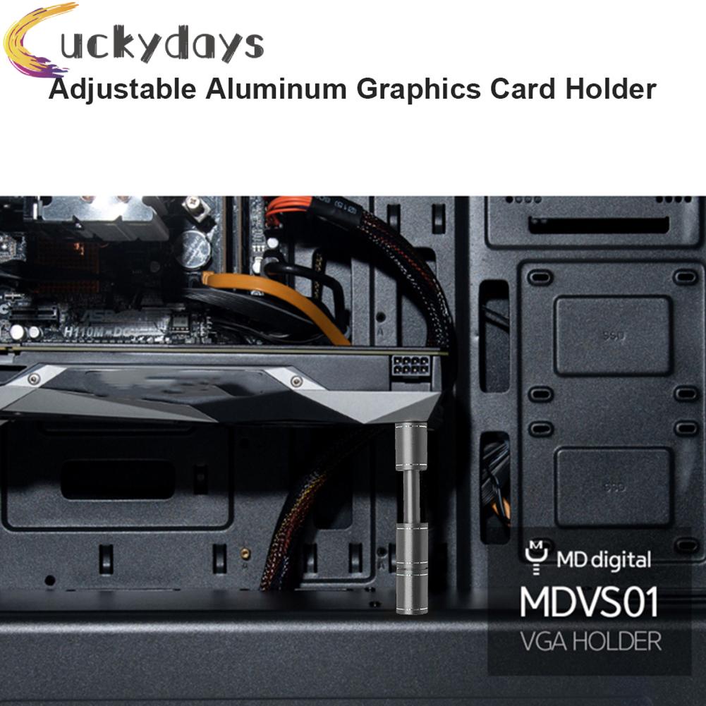 LUCKYDAYS DH Graphics Card Stand GPU Video Card Holder Aluminum Telescopic Bracket | WebRaoVat - webraovat.net.vn