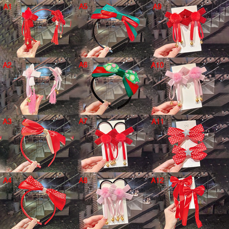 Cài Tóc Phối Nơ Dễ Thương Cho Bé Gái