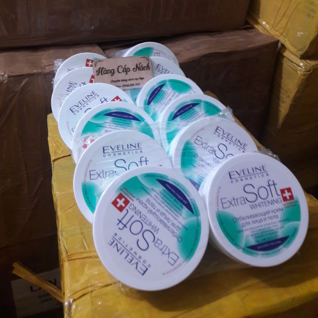 Kem dưỡng trắng da mặt và toàn thân Eveline Extra Soft