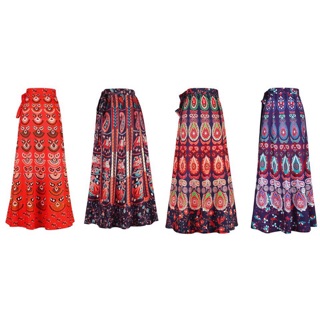 Chân váy buộc hoạ tiết Ấn Độ - Ảnh thật sản phẩm