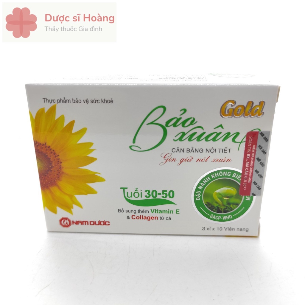Bảo Xuân Gold & Bảo Xuân Tím - Cân Bằng Điều Hòa Nội Tiết Tố Nữ Cải Thiện Sức Khỏe Sắc Đẹp