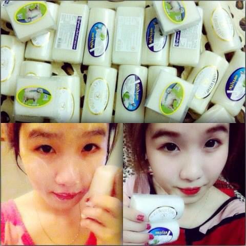 BÁNH XÀ PHÒNG SỮA GẠO & SỮA DÊ 100G - THÁI LAN