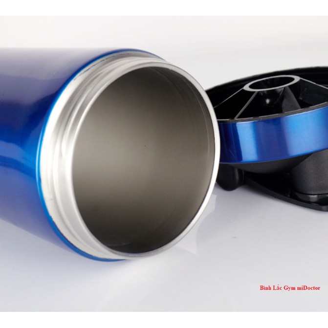 Bình Lắc Inox 304 900ml GymShark Tập Gym, Thể Thao, Du Lịch, Văn Phòng