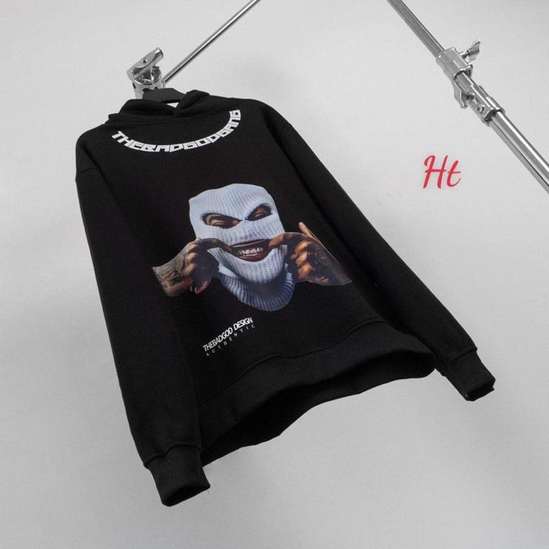 Áo hoodie (có túi) mặt nạ H2A