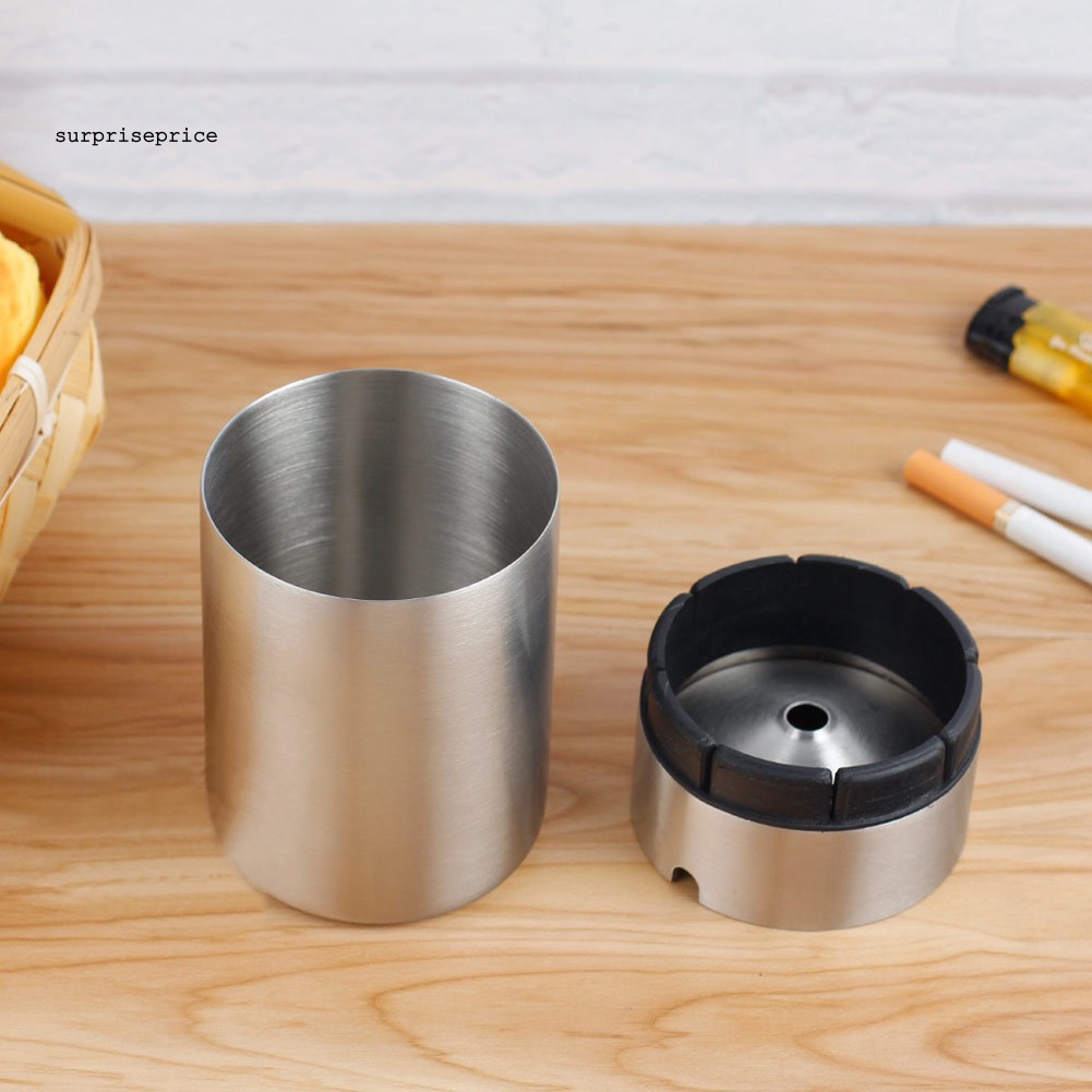 Giá Đỡ Gạt Tàn Thuốc Lá Chống Gió Bằng Thép Không Gỉ Cho Xe Hơi