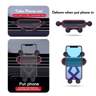 【YUKV】Car Bracket A Mobile Phone Bracket Gravity Multifunctional Navigation Bracket TCH