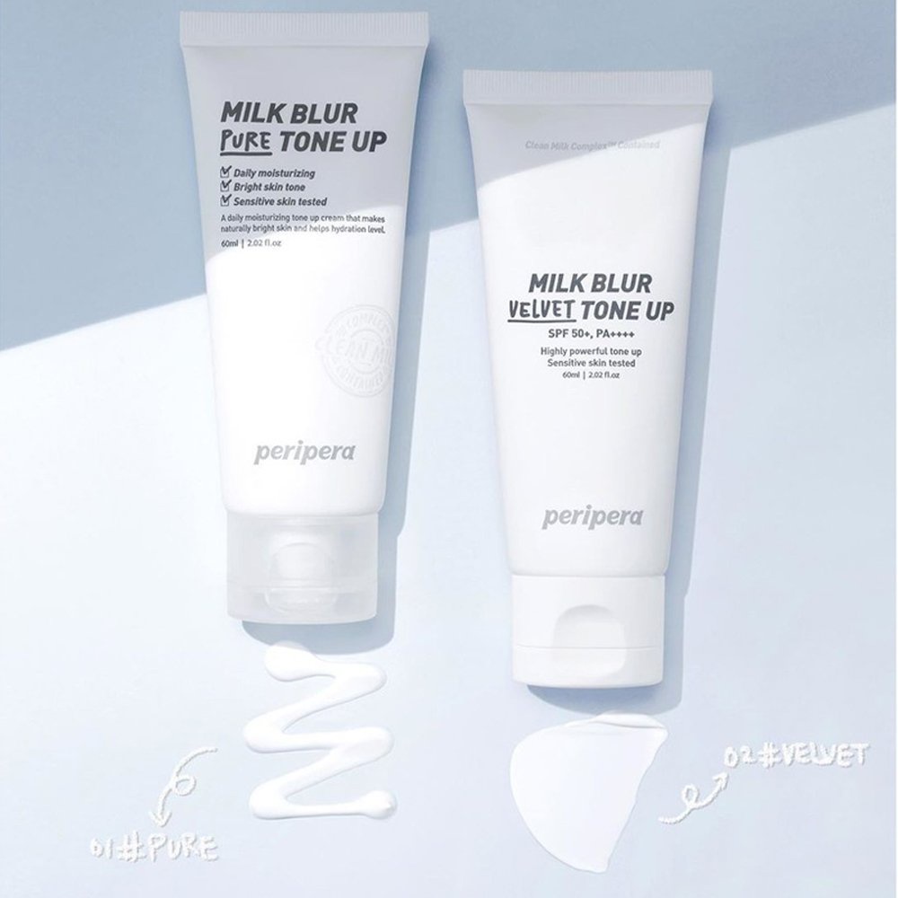 Kem Lót Nâng Tông Da Peripera Milk Blur Rosy Tone Up Cream 60Ml