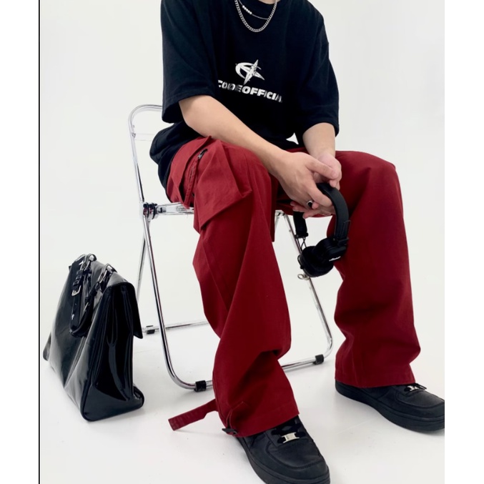 Quần Dài Ống Rộng Màu Sắc Đơn Giản Dành Cho Nam Và Nữ