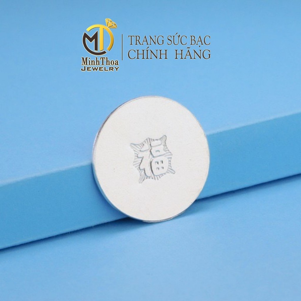 Đồng xu đánh cảm bạc nguyên chất