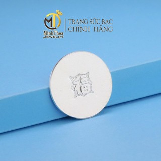 Đồng xu đánh cảm bạc nguyên chất
