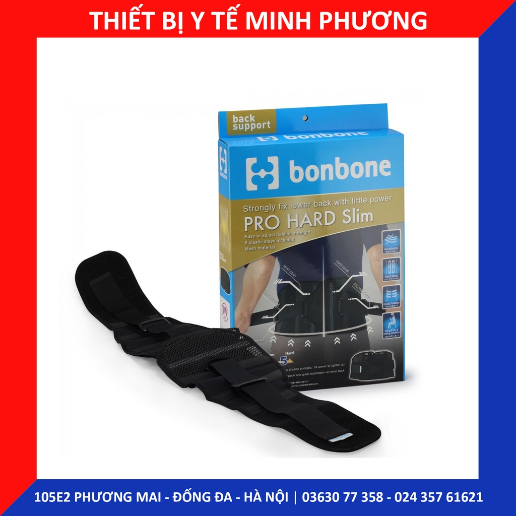 Đai cố định lưng BONBONE cao cấp hỗ trợ cột sống, thoát vị địa đệm size S M L XL