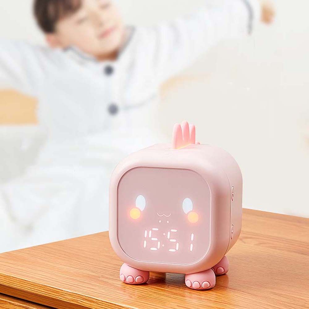 Đồng Hồ Báo Thức Điện Tử Hình Khủng Long Dễ Thương Nhiều Màu Sắc Điều Chỉnh Được Có Đèn Ngủ Sáng Tạo Taylor1