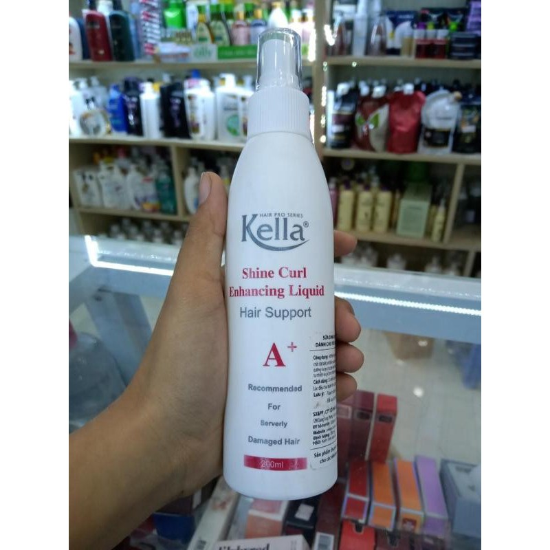 Xịt Dưỡng Tóc Kella A+ Dành Cho Tóc Xoăn 200ml