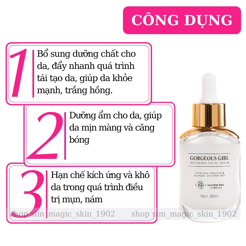 Serum Sâm Tố Nữ Huyền Phi Cấp Ẩm Tái Tạo Phục Hồi Tăng Độ Đàn Hồi Cho Da