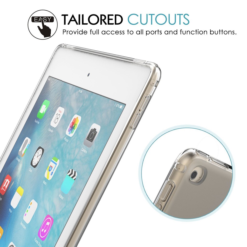 Ốp máy tính bảng màu mờ chống sốc chất lượng cao cho iPad Mini 1 2 3