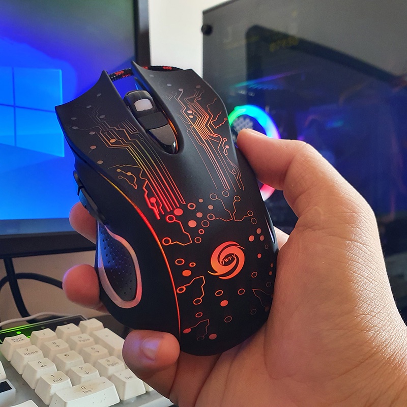 Chuột chơi game giá rẻ với nhiều chế độ nút tiện lợi hỗ trợ chơi game - Mới 100% fullbox