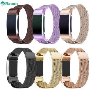 Dây Đeo Thay Thế Chất Liệu Kim Loại Dạng Lưới Cho Fitbit Charge 2