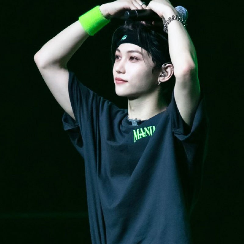 Thời Trang Áo K Pop Kpop K-Áo Thun Nữ Pop StrayKids MANIAC Mne Dạo Phố