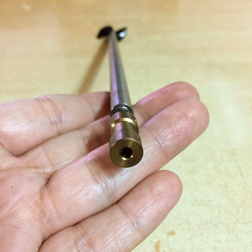 Trục chân vịt lõi 3mm kèm trục chuyển động và chân vịt 2 lá