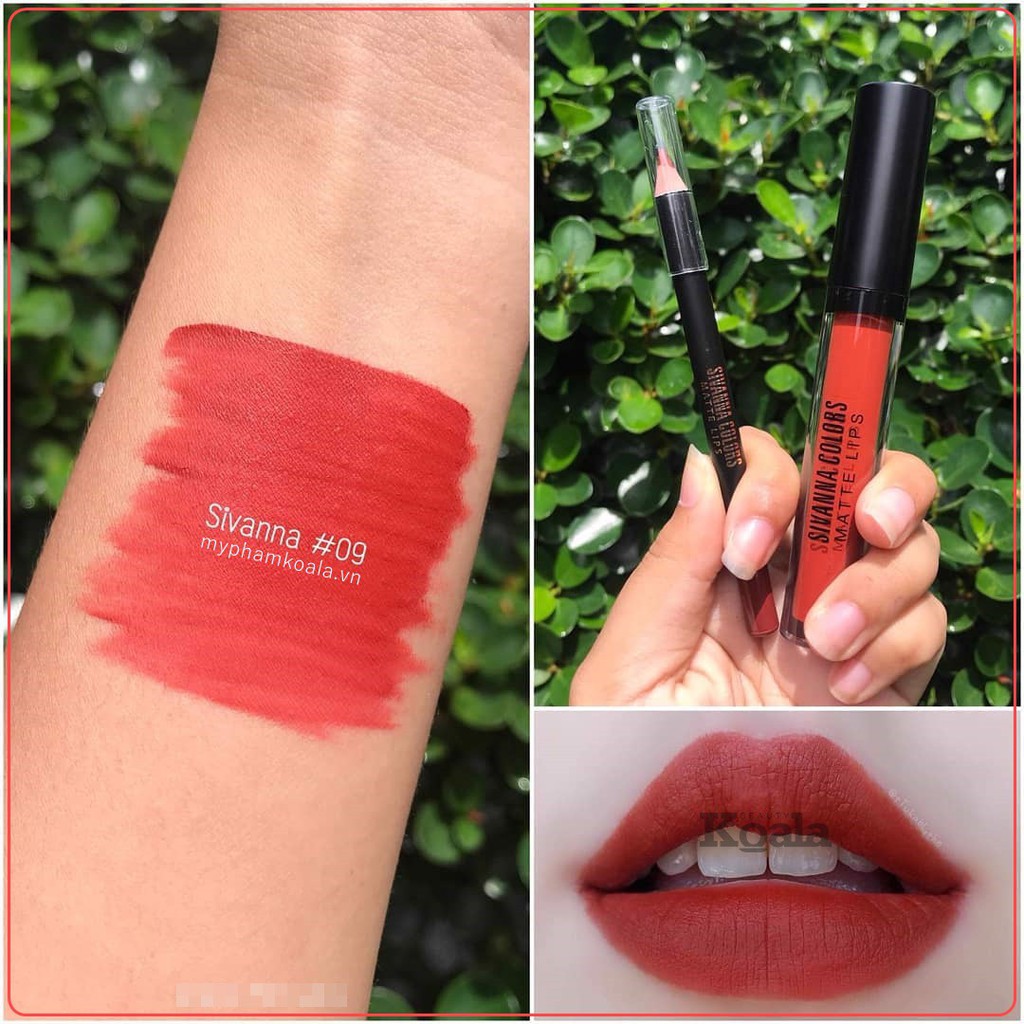 [An Toàn ] Set Son Kem Lì Sivanna Colors Matte Lips HF7004