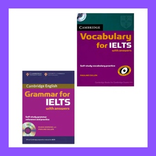 Mới 2 cuốn: cambridge grammar + vocabulary for ielts
