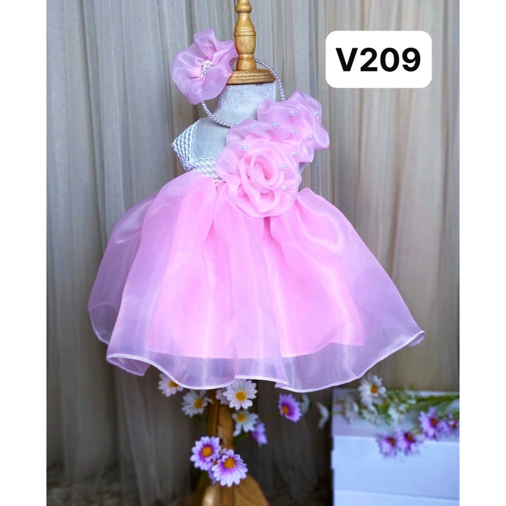 (4-20kg)TH Đầm/Váy xòe công chúa dễ thương sang trọng cho bé gái