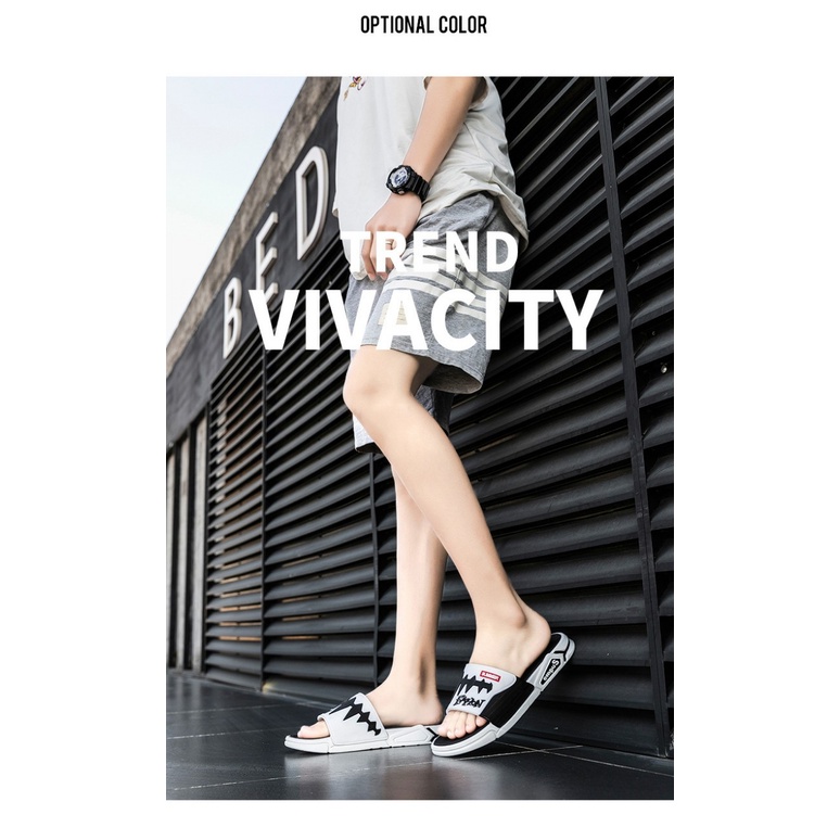 Dép quai ngang nam nữ chất liệu Cao Su dẻo êm ái Style Năng Động for Summer DP15