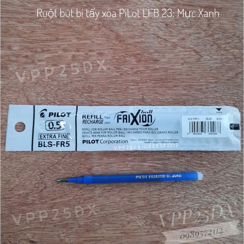 Bút bi tẩy xóa được Frixion PiLot Nhật Bản LFB23 .ngòi bút 0.5