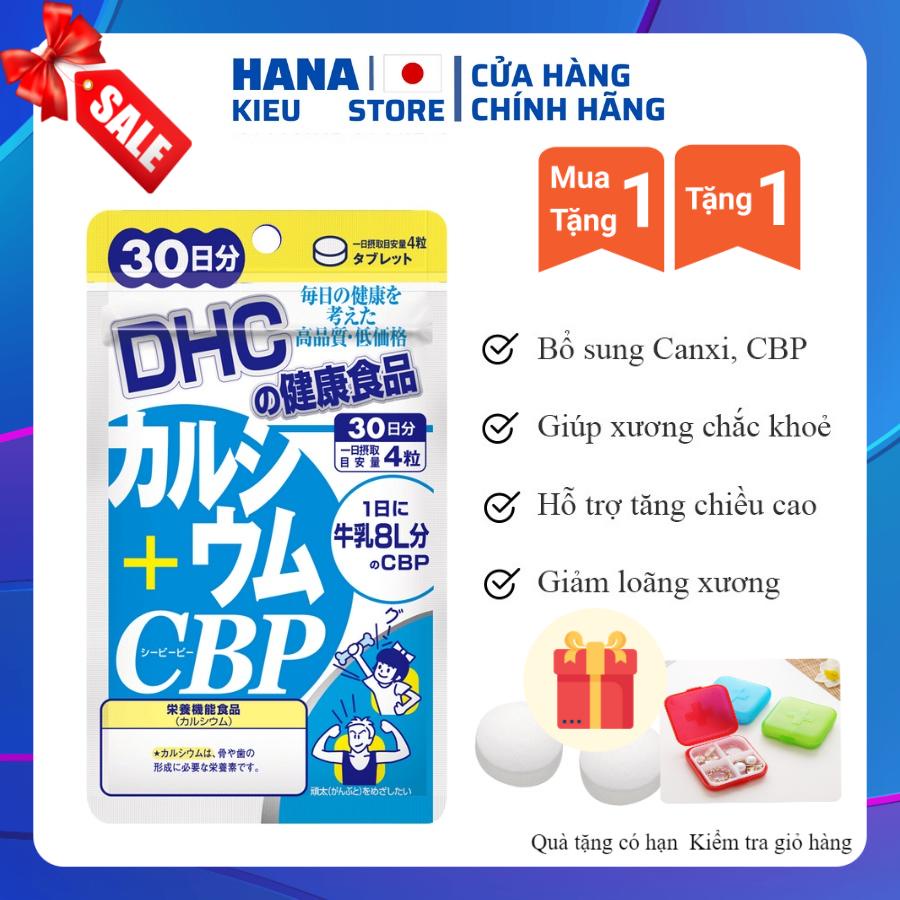 Viên uống Bổ sung Canxi DHC Calcium + CBP tăng chiều cao, xương chắc khỏe 30 Ngày  và 90 Ngày