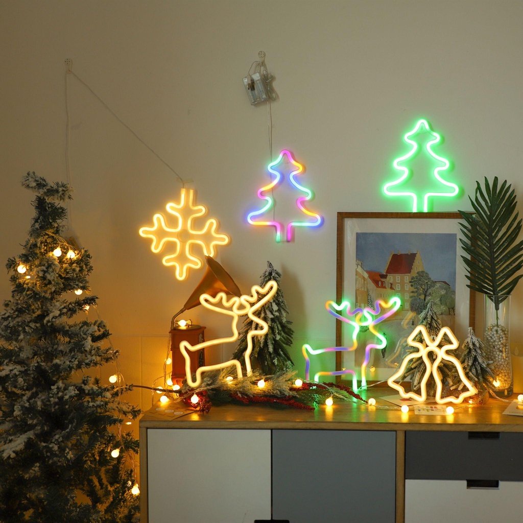 Đèn Neon Dùng Trang Trí Giáng Sinh