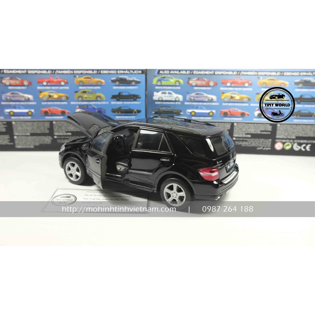 MÔ HÌNH Ô TÔ MERCEDES-BENZ ML350 2006  1:24 WELLY